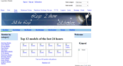 Desktop Screenshot of legsbook.com